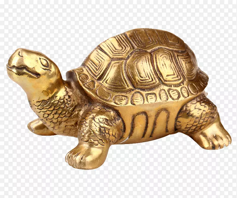 盒形海龟铜.长寿龟饰品