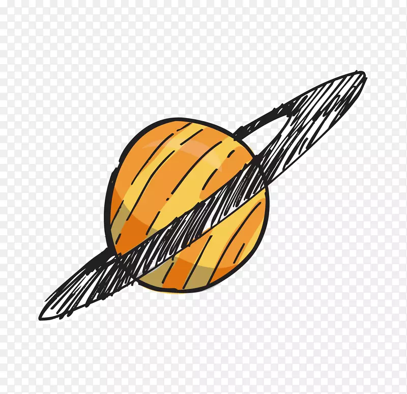 行星天文物体-手绘行星