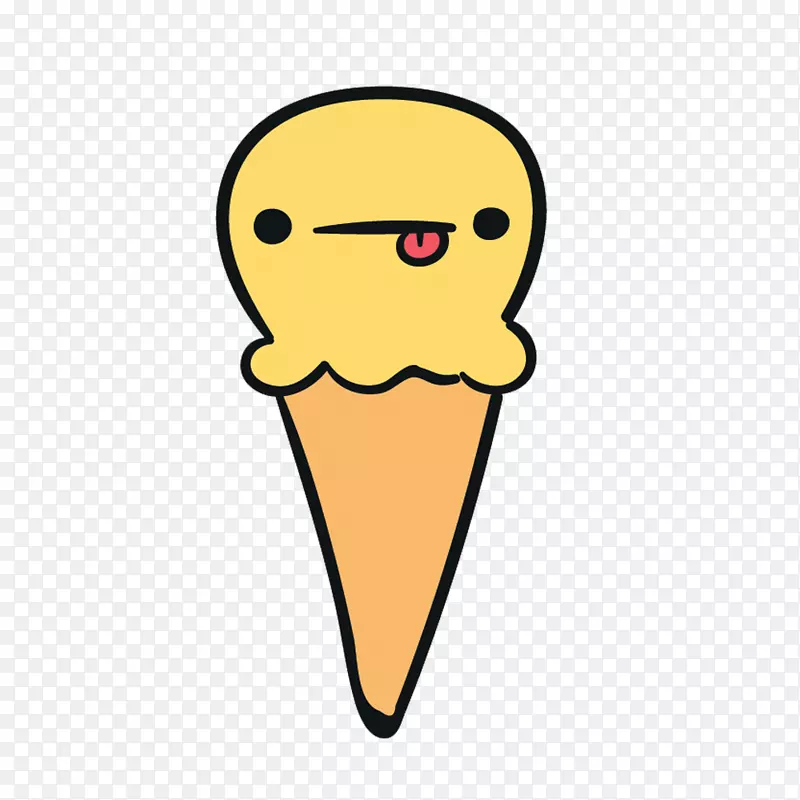 冰淇淋下载夹艺术-舌小冰淇淋创意