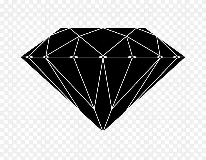 钻石剪影摄影.钻石图形