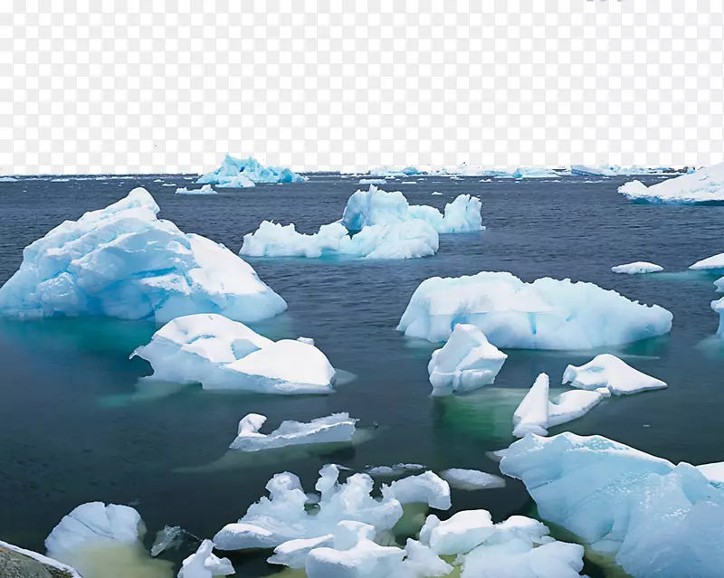 海冰冰川-海洋上的冰