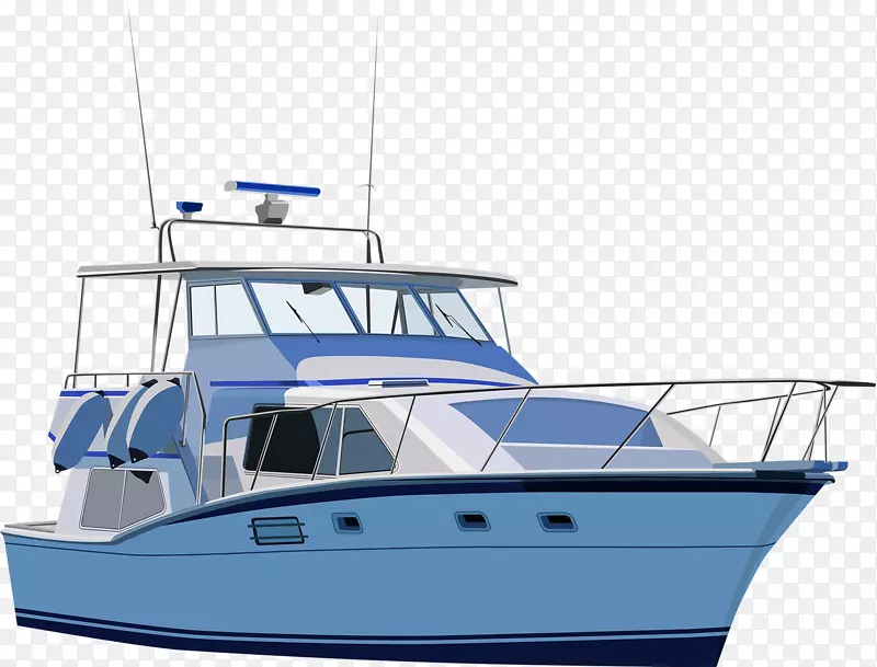 游艇摩托艇-免费剪贴画-大船