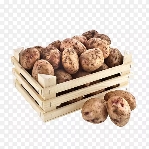马铃薯根菜块茎盒-一篮子土豆