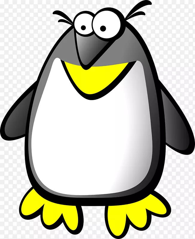 帝企鹅卡通片艺术摇摆不定的企鹅
