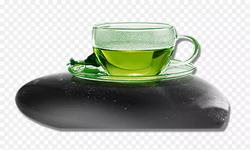 绿茶茶杯-绿茶、玻璃杯