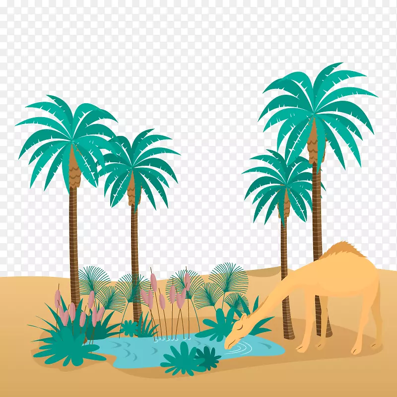 利比亚沙漠绿洲erg-沙漠元素