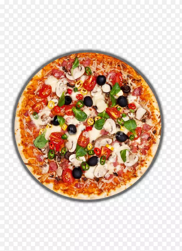 那不勒斯比萨饼意大利美食快餐比萨饼拉维塔-一张美味的比萨饼图片