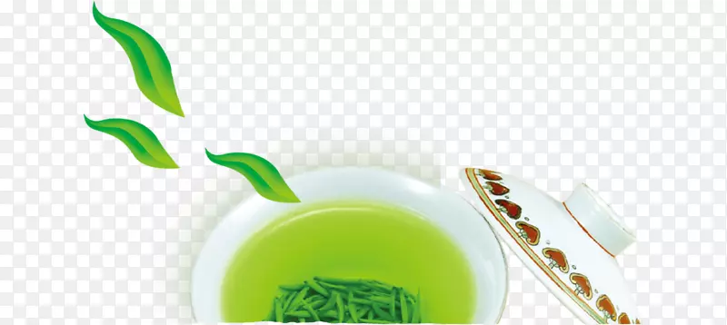 绿茶茶杯绿茶