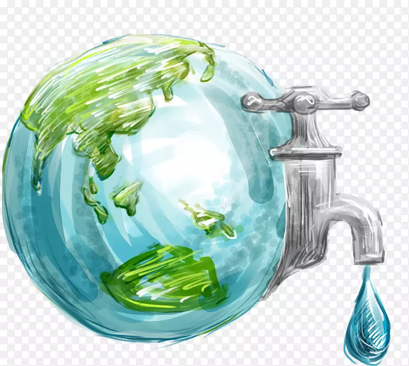 地球世界水日节水用水效率-环境地球