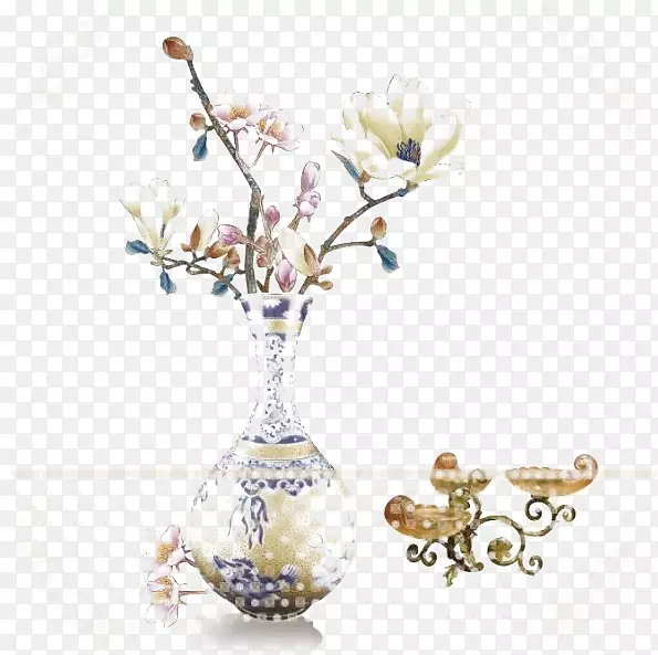 花瓶玻璃元素，香港下载-创意花瓶