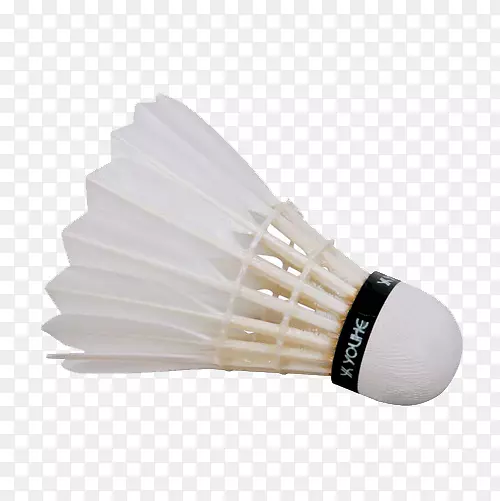 羽毛球运动-高清白色羽毛球