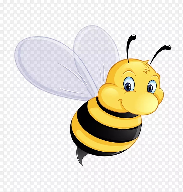 蜜蜂昆虫玛雅剪贴画-可爱的蜜蜂