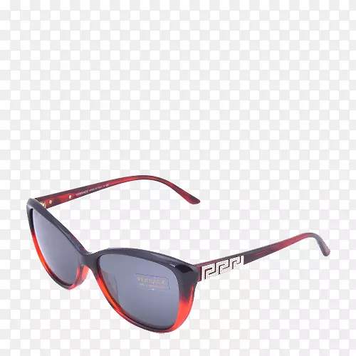太阳镜射线-禁止时尚配件古奇黑色和红色太阳镜