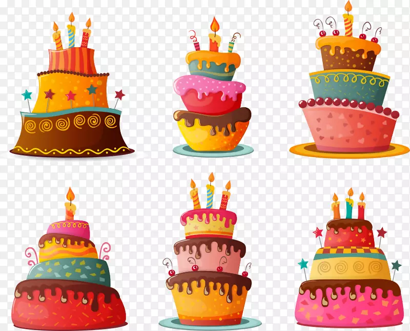 生日蛋糕纸杯蛋糕巧克力蛋糕卡通生日蛋糕