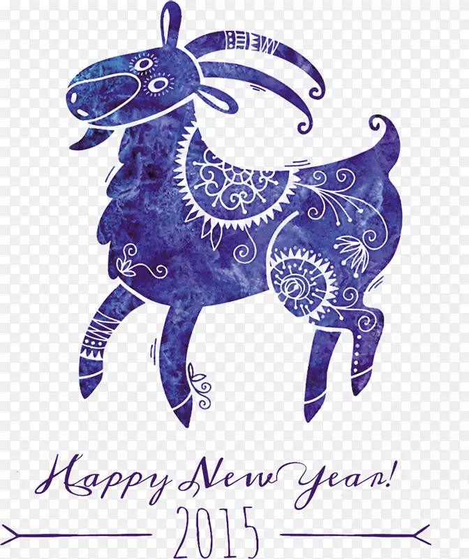 羊十二生肖农历新年-农历新年，新年快乐