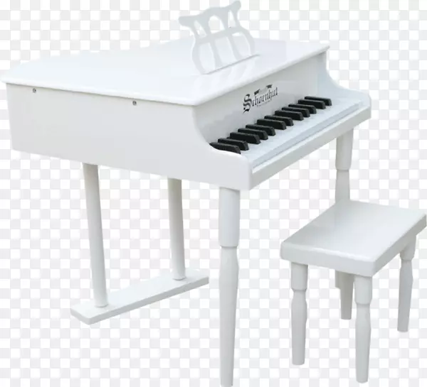 大钢琴玩具钢琴施坦威和儿子乐器-白色钢琴