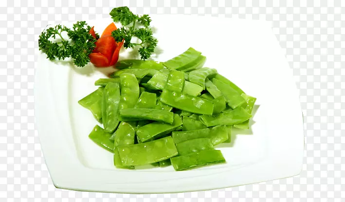 雪豌豆蔬菜食热炒豌豆