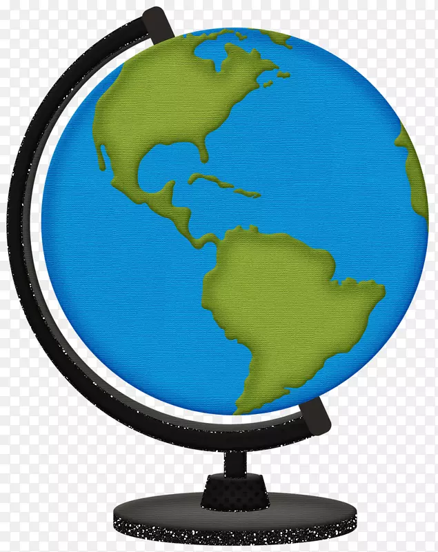 全球下载卡通-蓝色地球仪