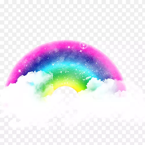 彩虹云彩壁纸-云与彩虹
