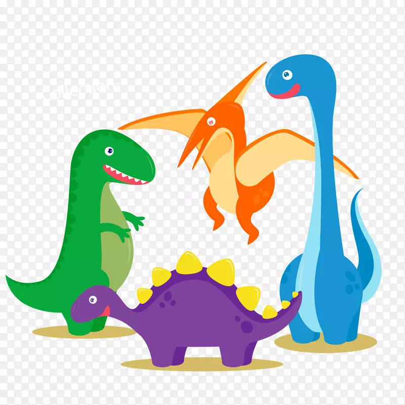 恐龙-卡通恐龙