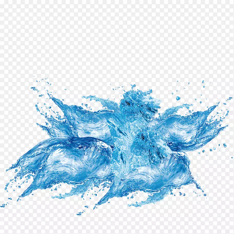 水蓝色水滴下载-波形