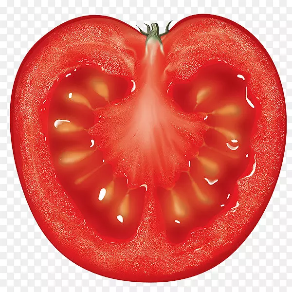 番茄红果，蔬菜，浆果，切番茄