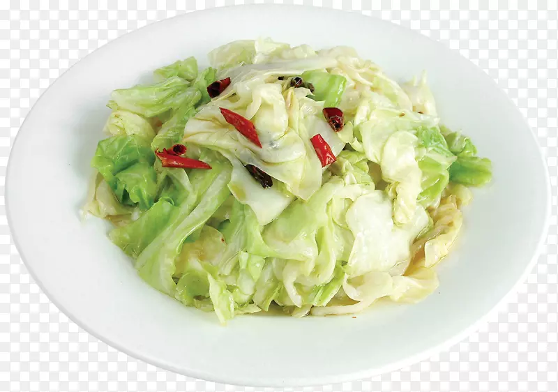 菜，华道夫沙拉，卷心菜，蔬菜-一种轻炒的卷心菜