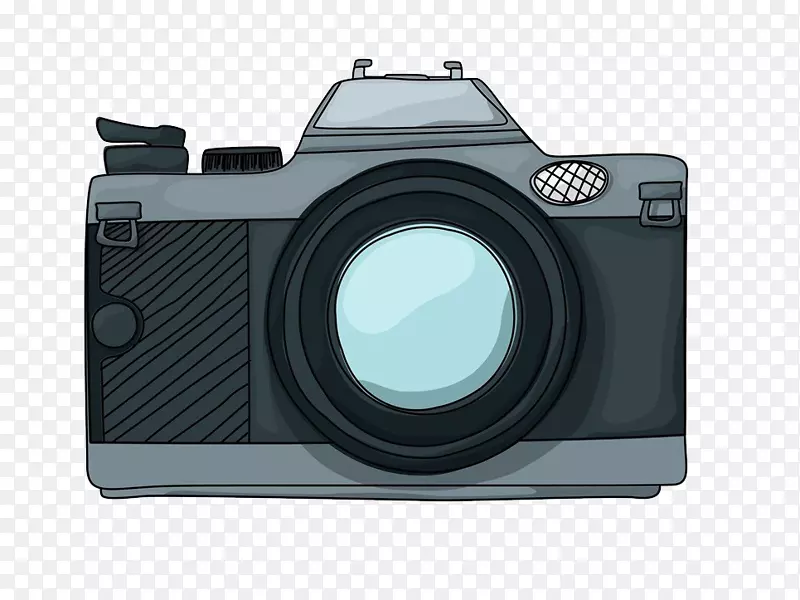 相机卡通摄影版税-免费卡通相机