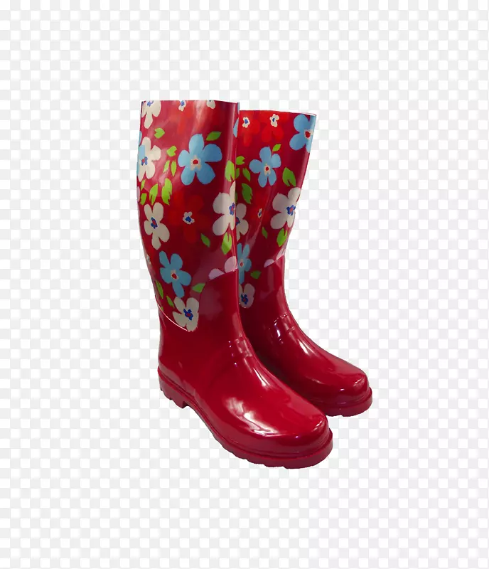 惠灵顿雨靴-红色大靴子