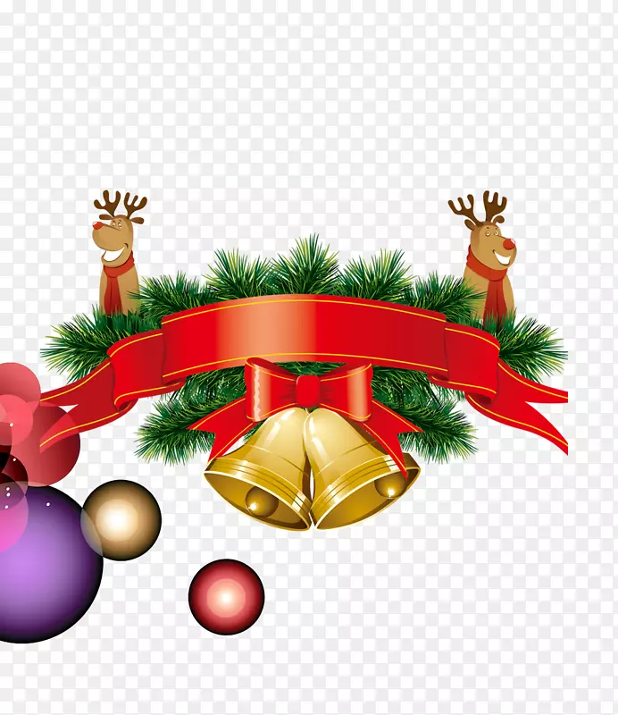 圣诞树铃铛圣诞装饰-铃铛