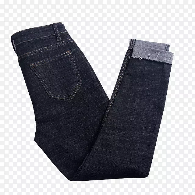 牛仔裤裤子牛仔口袋-一条刘牛仔裤