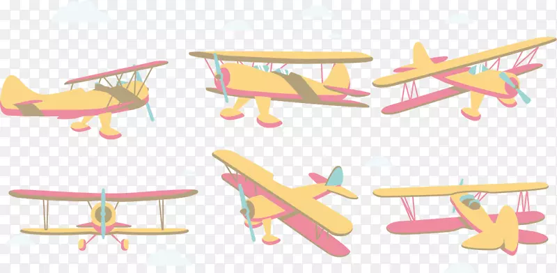 飞机-粉红飞机