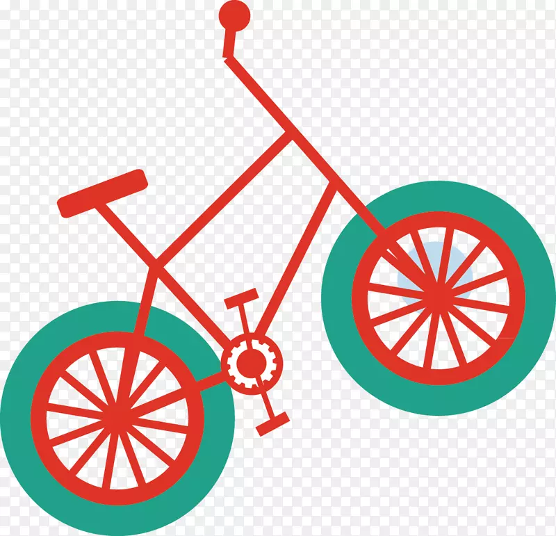 纸画插图.自行车