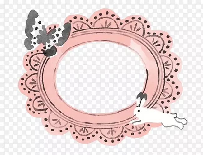 蝴蝶镜-粉红镜