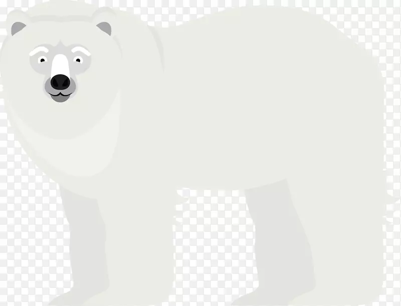 北极熊狗图.图北极熊
