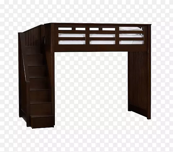 台式阁楼双层床楼梯床尺寸-经典床型