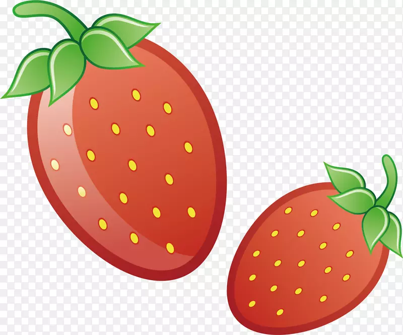 草莓Aedmaasikas果实-草莓PNG元件