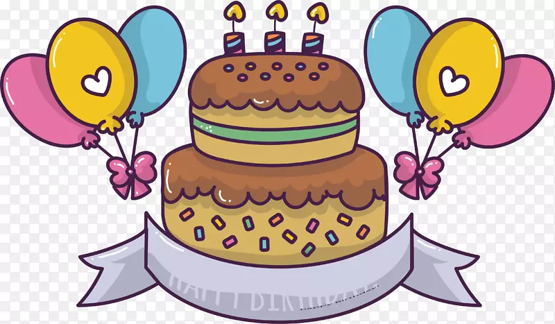 生日蛋糕巧克力蛋糕纸杯蛋糕可爱卡通巧克力蛋糕
