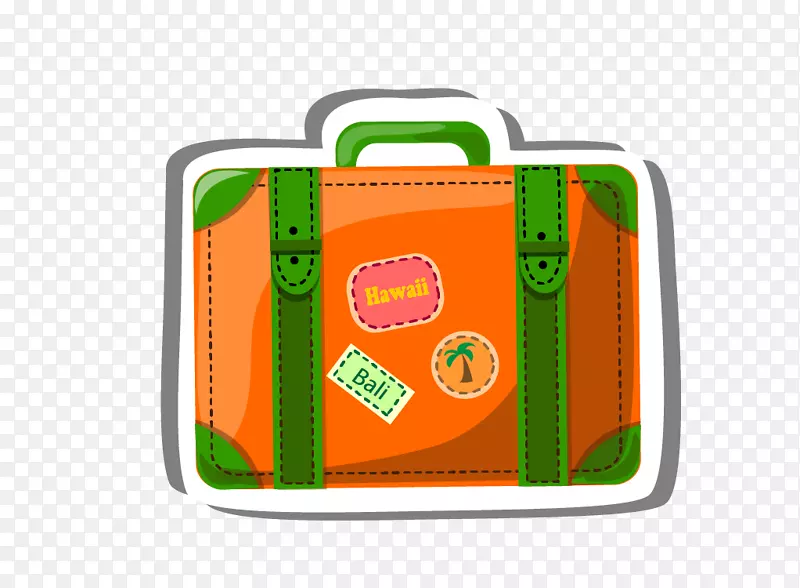 手提箱，旅行-卡通行李箱