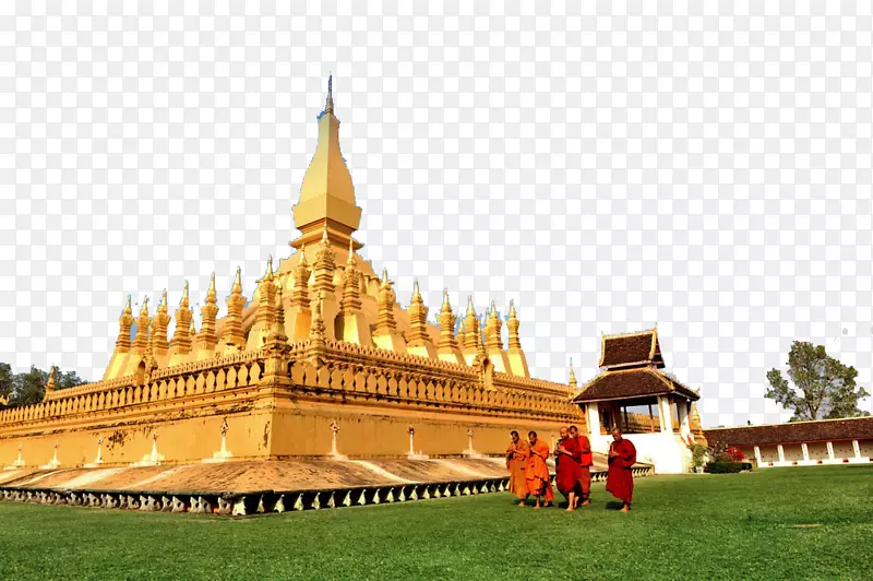 PHA说，朗浩，Phra，Kaew，wat，si Saket Luang Prabang，清迈-泰国金殿风光