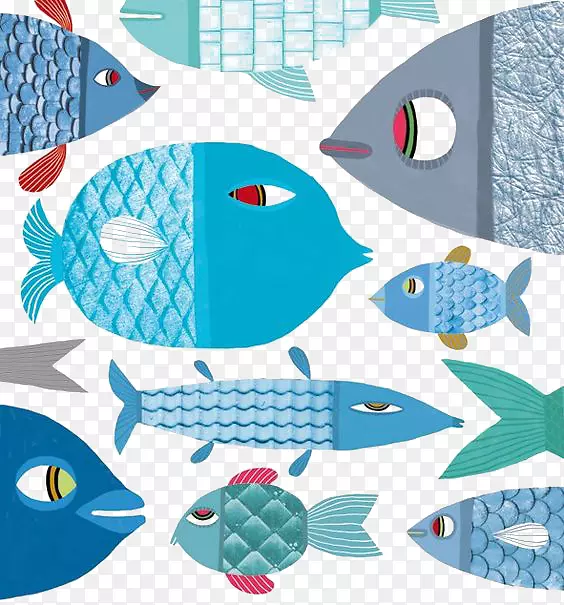 鱼插图-创意鱼