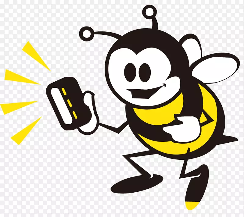 快乐蜜蜂徽标绘制-快乐蜜蜂