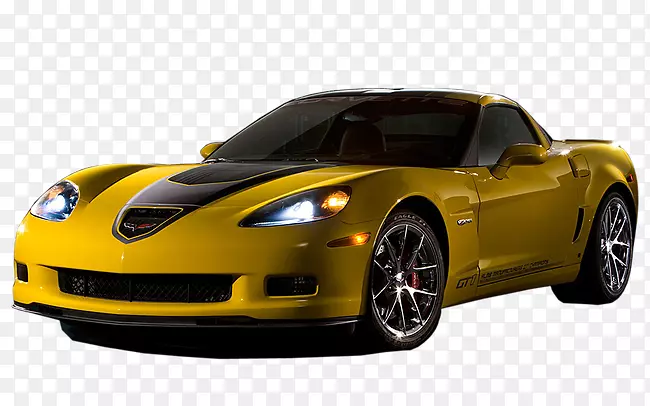 2009年雪佛兰Corvette C6.R跑车-黄色跑车