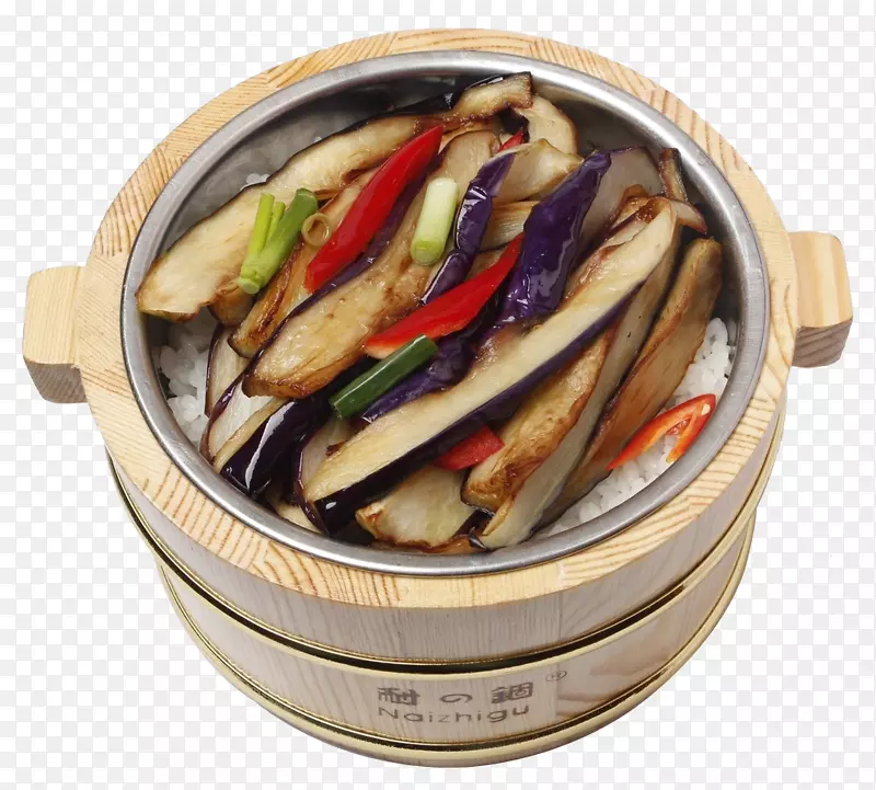 中式菜系高山椒牛排炒鸡蛋桶辣椒茄子桶米形象