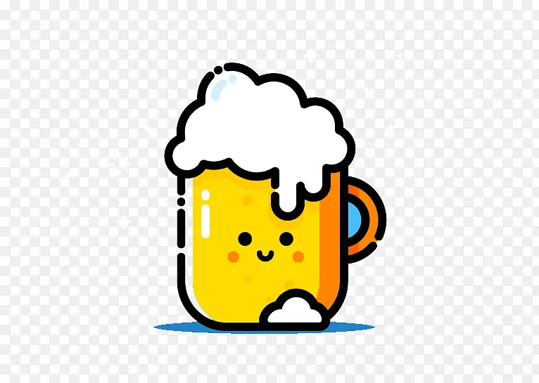 啤酒头图形设计图解-啤酒