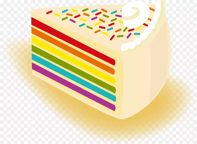 彩虹曲奇奶油蛋糕-彩虹蛋糕