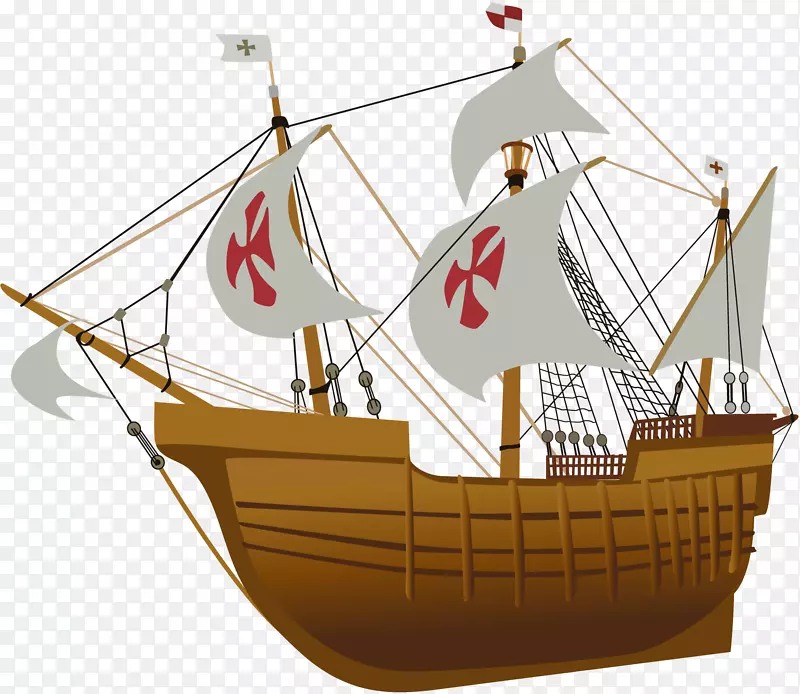 布里根图-木船
