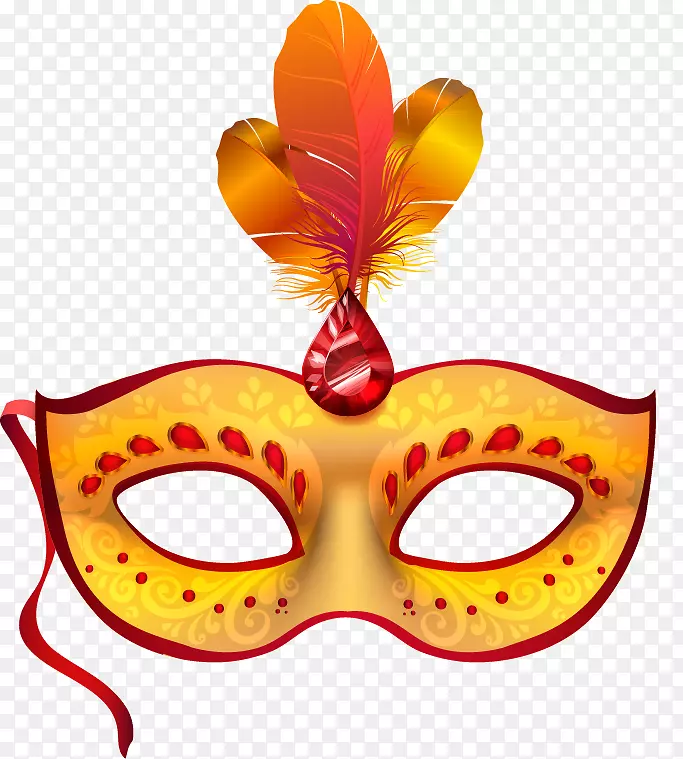 巴西里约热内卢狂欢节面具-精致舞蹈面具