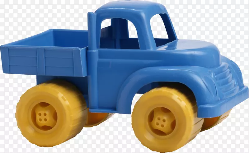 汽车模型玩具卡车剪贴画-儿童玩具创意小卡车PNG