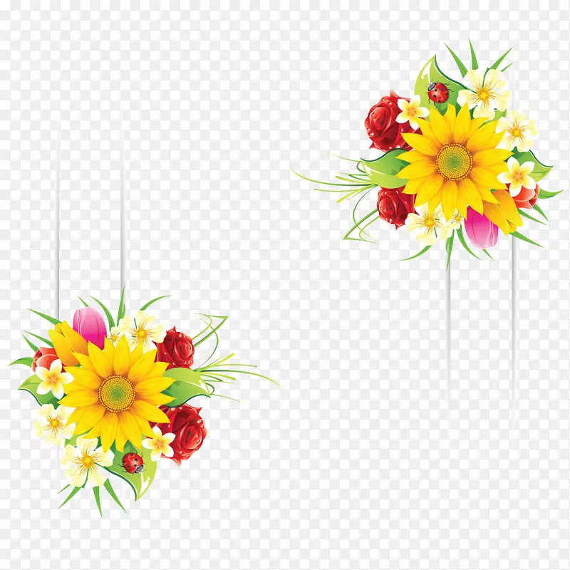 花卉设计下载-推拉门画